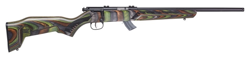 Savage Savage, MK II, 22 LR, 18" bbl, Green Laminate Stock
