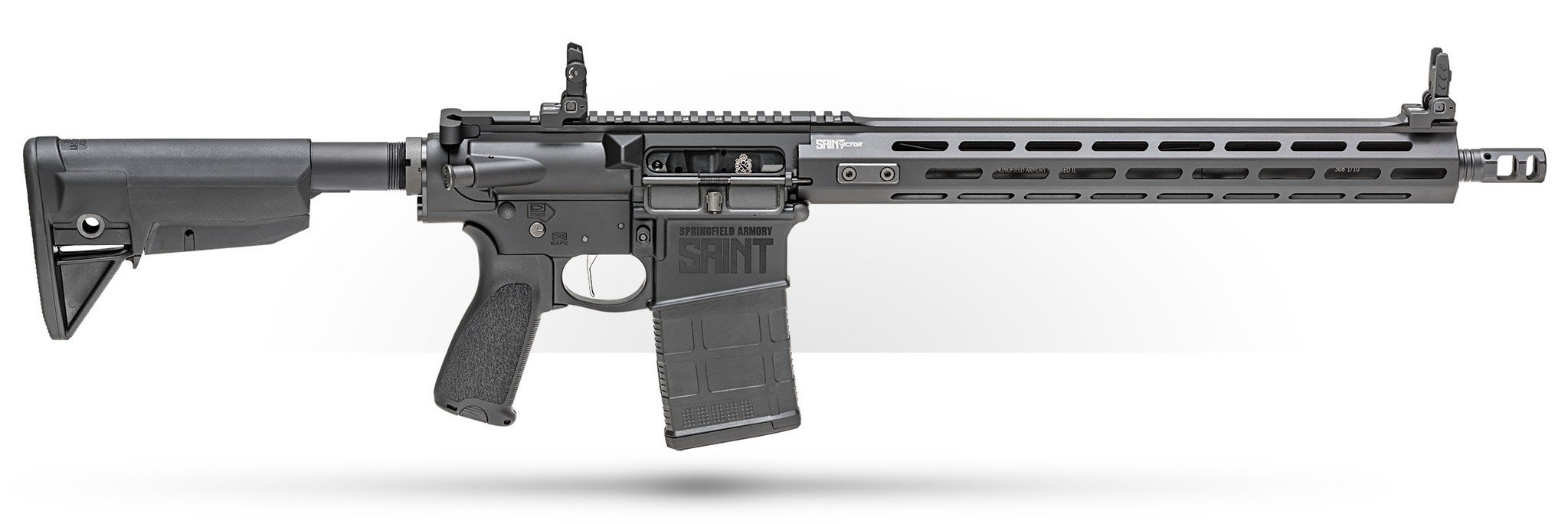 Springfield Springfield Armory, Saint Victor, 308 win, 16" bbl, 6 Position Stock, 15" M-LOK Rail, Black