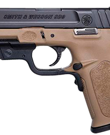Smith & Wesson, SD9, 9mm, 4" bbl, FDE, with CT Laser
