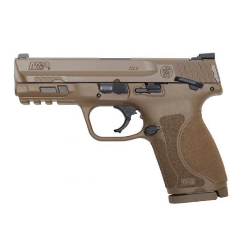 Smith & Wesson Smith & Wesson, M&P9 M2.0, Compact, 9mm, 4" bbl, FDE, Manual Safety