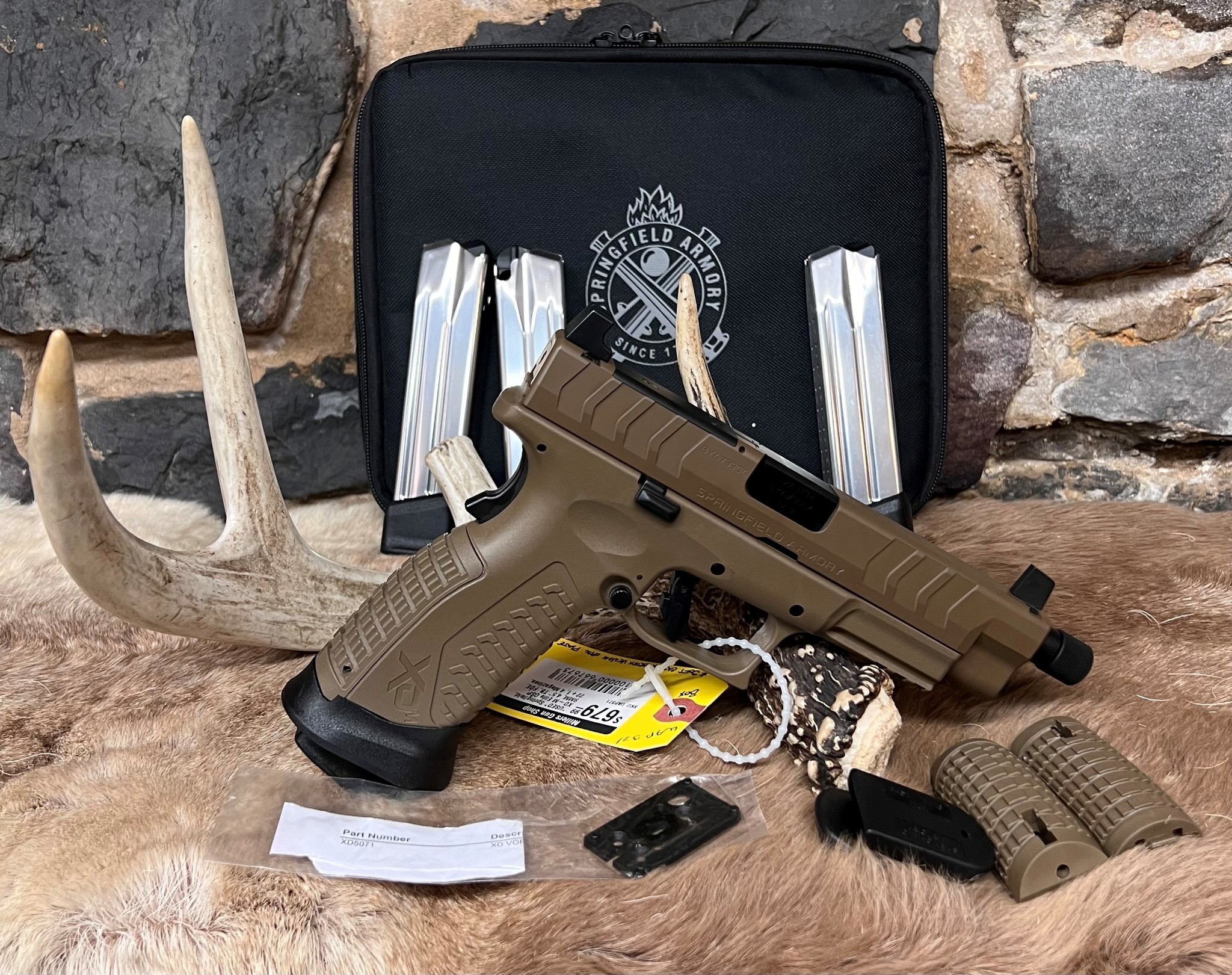 *USED* Springfield, XDM Elite OSP, 9MM, 4.5" TB, FDE, 22+1, 4