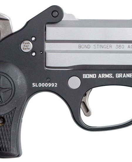 Bond Arms, Stinger, 380 ACP, 3", Matte Stainless/Black Anodized Frame