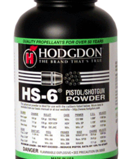 Hodgdon, HS-6, Pistol/Shotgun, Multi-Caliber, 1 lb