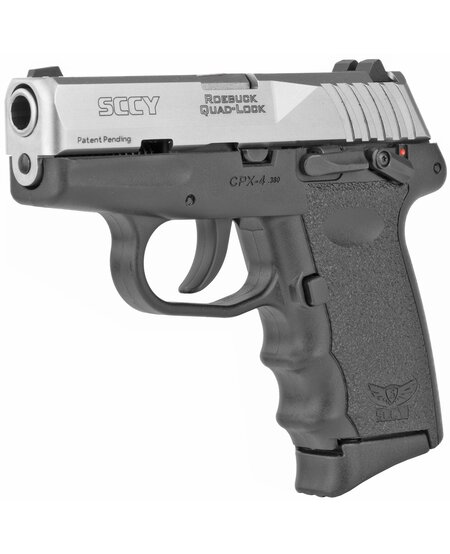 SCCY, CPX-4, 380 ACP, 10+1, 2.96", Black/Stainless