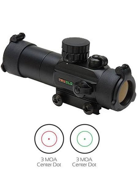 TruGlo, Gobble Stopper, Red Dot Sight, Black, 30 mm, Dual Color Reticle