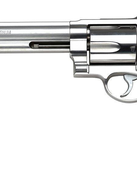 Smith & Wesson, 500, 500 S&W, 8.38", Stainless, Rubber Grip, 5 Shot
