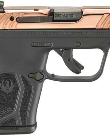 Ruger, LCP Max, 380, 2.75" bbl, Black/ Rose Gold Slide Ruger, LCP Max, 380, 2.75" bbl, Black/ Rose Gold Slide