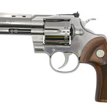 Colt Colt, Python, .357 Magnum, 4.25" Barrel, 6 Rounds, Walnut Target Grips, Semi-Bright Stainless Steel Finish