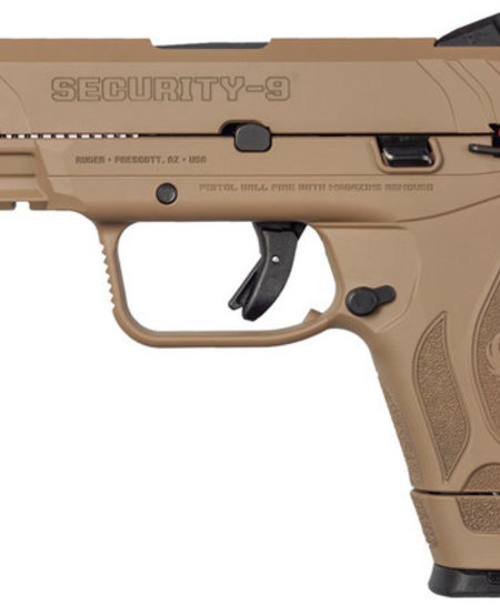 Ruger, Security-9 Compact, 9mm, 3.42" bbl, Ruger Brown Cerakote
