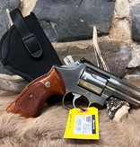 Smith & Wesson *USED* Smith & Wesson, 66-2, 357MAG, Revolver, 4", Stainless/Walnut, Leather Holster, Ammo