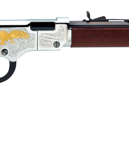 Henry, Golden Eagle, Silver, 22LR, 20" Blued Barrel, Nickel Plated/American Walnut