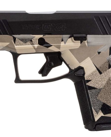 Taurus, GX4, 9mm, 3" bbl, 11+1 rounds, Black/ Shattered Camo