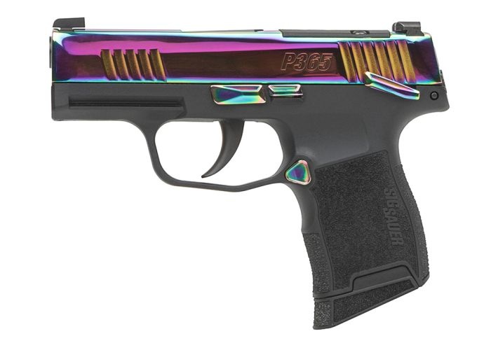 Sig Sauer Sig Sauer, P365, 380 acp, 3.1" bbl, Rainbow, w/ Manual Safety