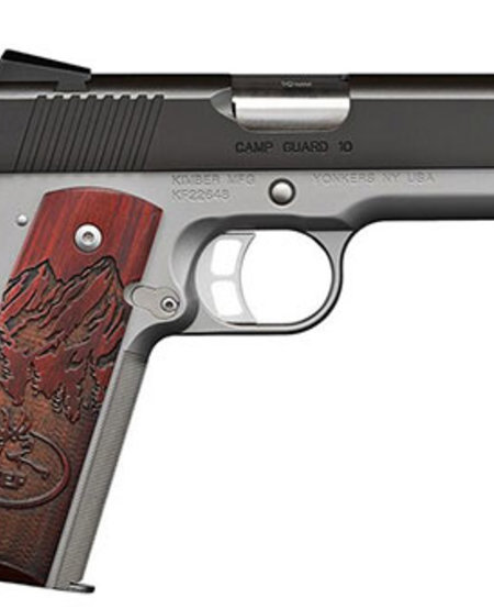 Kimber, Camp Guard, 10mm, 5" bbl, Rosewood RMEF Grips