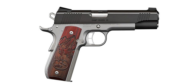 Kimber Kimber, Camp Guard, 10mm, 5" bbl, Rosewood RMEF Grips