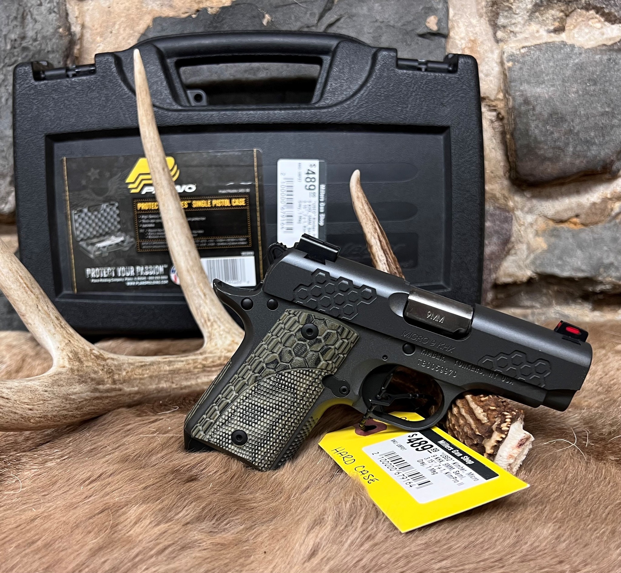 Kimber *USED* Kimber, Micro 9 KHX, 9MM, Semi, 3.15", 7+1, KimPro II Grey, 1 Mag