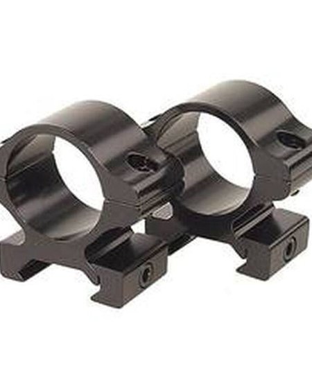 Leupold, Rifleman Scope Ring Set, Weaver, Medium, 1", Black, Gloss, Aluminum