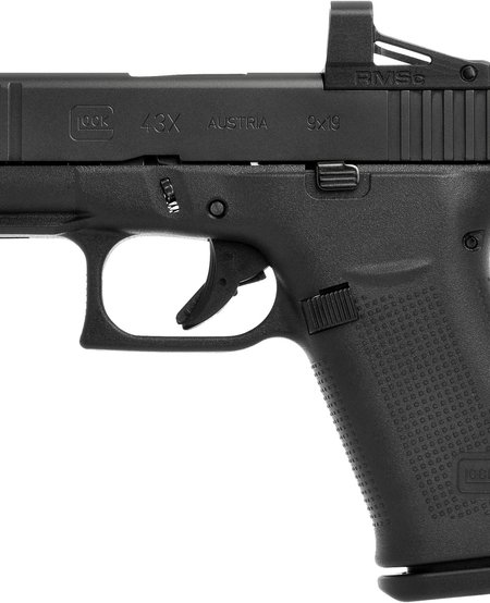 Glock, 43X, 9mm, 3.41" bbl, Sig Sauer RMSc Red Dot Sight