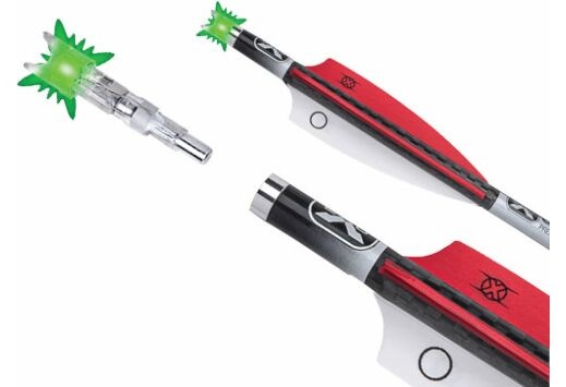 Ten Point, Alpha-Blaze, 3pk, Green, Lighted Nocks