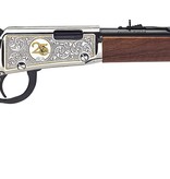 Henry Henry, Classic 25th Anniversary, 22 LR, 18.50" Blued Barrel, Nickel-Plated Rec, Semi-Fancy American Walnut Stock