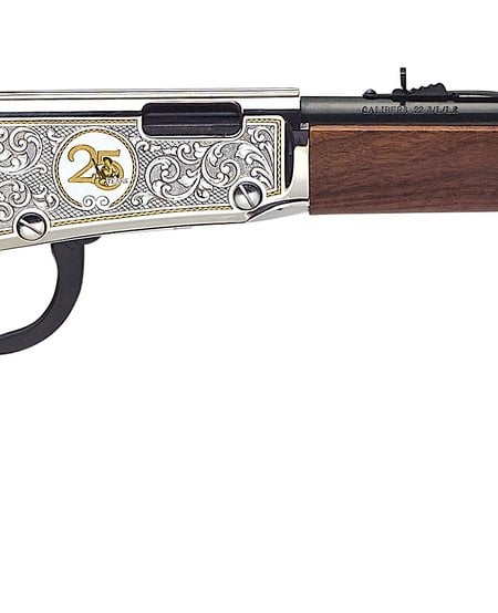 Henry, Classic 25th Anniversary, 22 LR, 18.50" Blued Barrel, Nickel-Plated Rec, Semi-Fancy American Walnut Stock