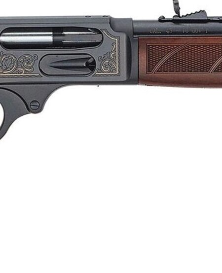 Henry, Side Gate, Wildlife, 45-70, 4+1, 18.43", Blued/American Walnut