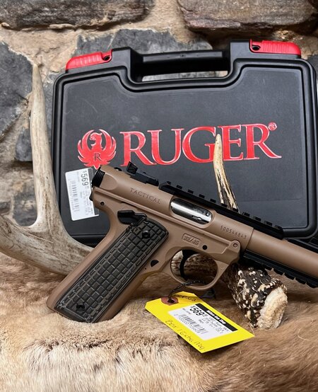 *USED* Ruger,  MKIV 22/45 Tactical, 22LR, 4.4"TB, 10+1, FDE, 2 Mags