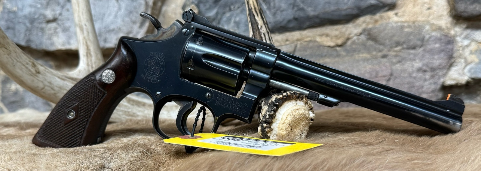 Smith & Wesson *CONSIGN* Smith & Wesson, K-22, 22 LR, 6", 6RD, Pre 1956 5 Screw, Soft Case