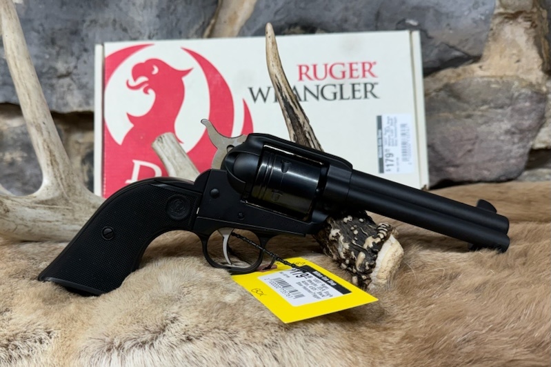 Ruger *USED* Ruger, Wrangler, 22LR, Single Action, 4.625", Black/ Silver Hammer/Trigger