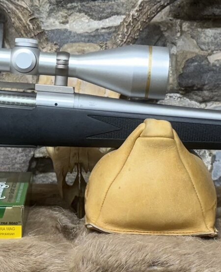 *USED* Remington, 700 BDL, 300 SA Ultra Mag, Stainless, 24" Leupold Silver VX-III 3.5-10X50, Ammo/Brass