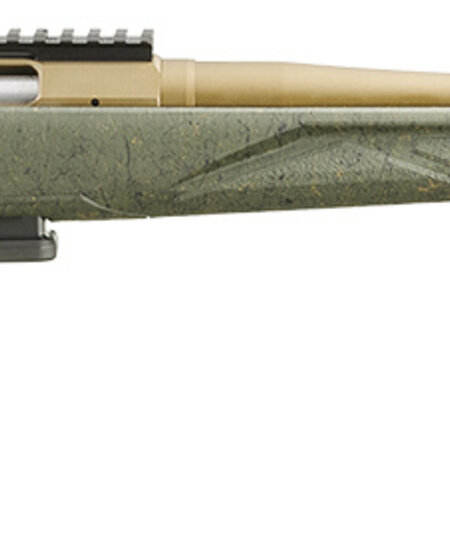 Ruger, American Predator, Gen 2, 6.5 CM, 3+1, 22" FB/MB/TB, Burnt Bronze/Green Splatter