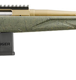 Ruger Ruger, American Ranch, Gen 2, 6MM ARC, 10+1, 22" FB/MB/TB, Burnt Bronze/Green Splatter