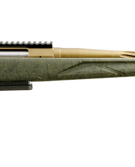 Ruger, American Predator, Gen 2, 7MM-08, 3+1, 22" FB/MB/TB, Burnt Bronze/Green Splatter