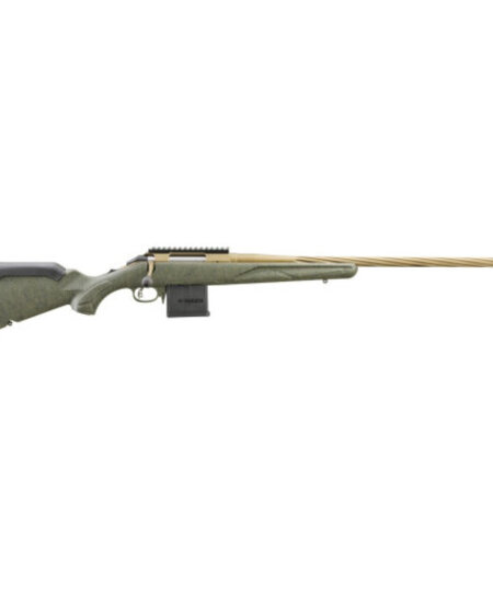 Ruger, American, Predator Gen 2, 223, 10+1, 22"TB/FB/MB, Burnt Bronze/Green Splatter