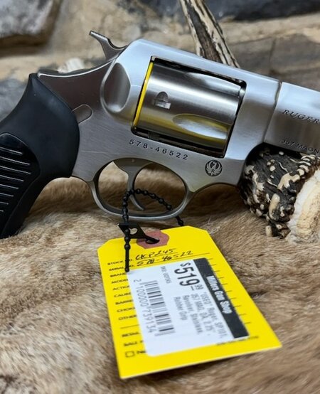 *USED* Ruger, SP101, 357 MAG, DA, 2.25", Revolver, Stainless, Rubber Grip