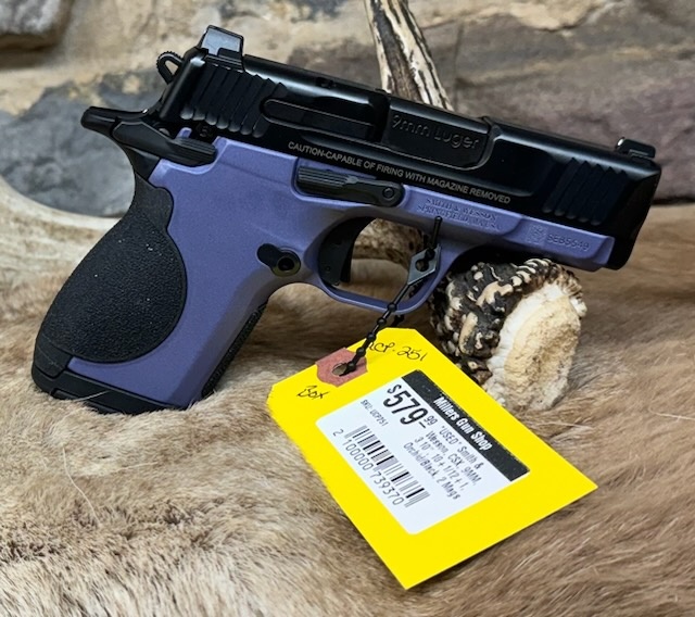 Smith & Wesson *USED* Smith & Wesson, CSX, 9MM, 3.10", 10+1/12+1, Orchid/Black, 2 Mags
