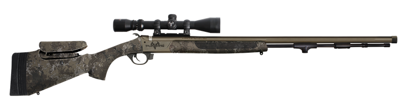 Traditions Traditions, Pursuit XT Pro, 50 cal, 209, 26", Veil Alpine/ SS Cerakote, 3.5-10X44 Scope