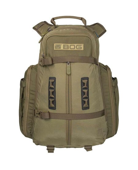 Bog-Pod, Kinetic Hunting Day Pack, Tear Resistant Nylon, OD Green, Rain Cover & Removeable Gun/Bow Boot