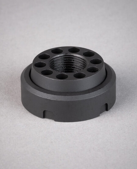 SilencerCo, AC4743, Charlie, Direct Thread Mount, 5/8"-24, Steel, Black