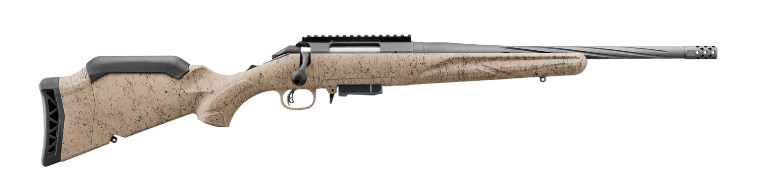 Ruger Ruger, American, Predator, Gen 2, 400 Legend, 5+1, 16.1" MB, FDE Splatter