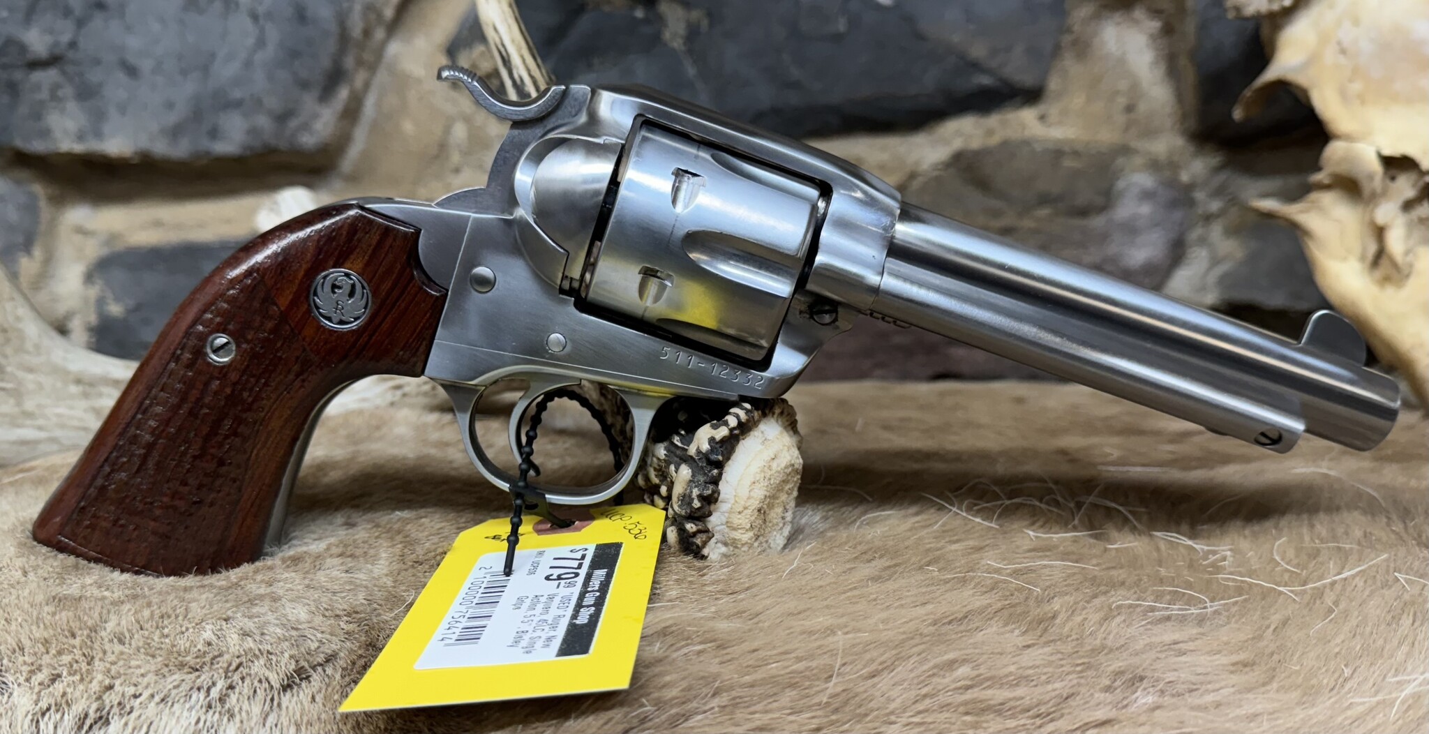Ruger *USED* Ruger, New Vaquero, 45LC, Single Action, 5.5", Bisley Grips