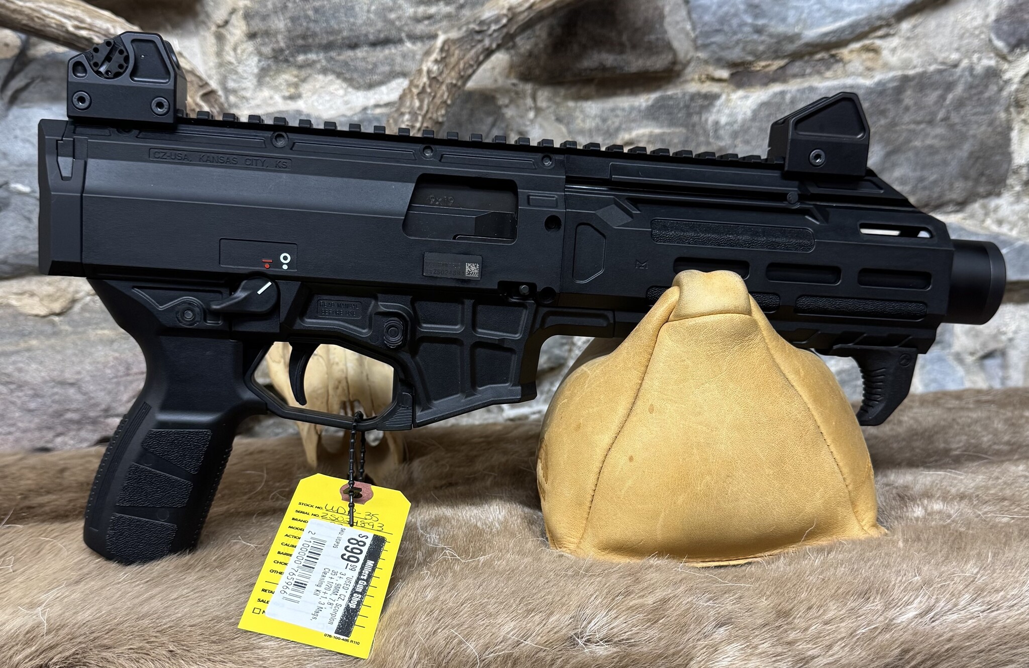 CZ *USED* CZ, Scorpion  3+, 9MM, 7.8", 35+1/20+1, 3 Mags, Cleaning Kit