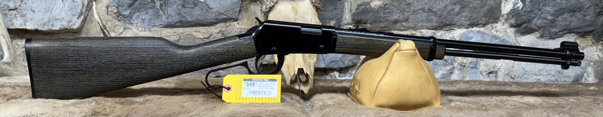 Henry *USED* Henry, Garden Gun, Smoothbore, 22 LR Shotshell Only, 15+1, 18.50", Black/Black Ash