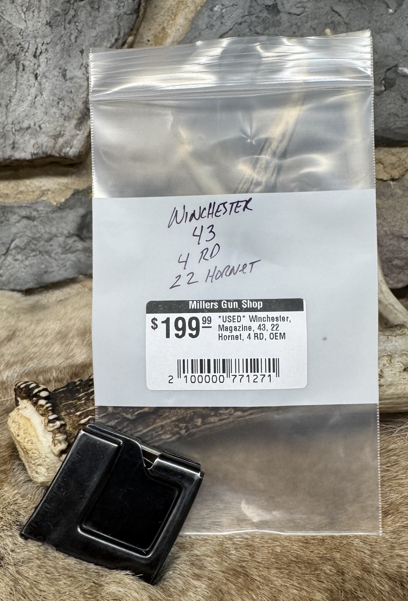 Winchester *USED* Winchester, Magazine, 43, 22 Hornet, 4 RD, OEM