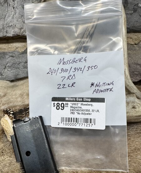 *USED* Mossberg, Magazine, 240/340/342/350, 22 LR, 7RD *No Adjuster