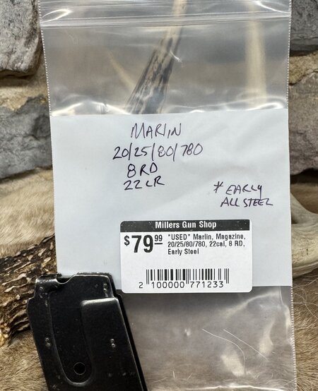 *USED* Marlin, Magazine, 20/25/80/780, 22cal, 8 RD, Early Steel