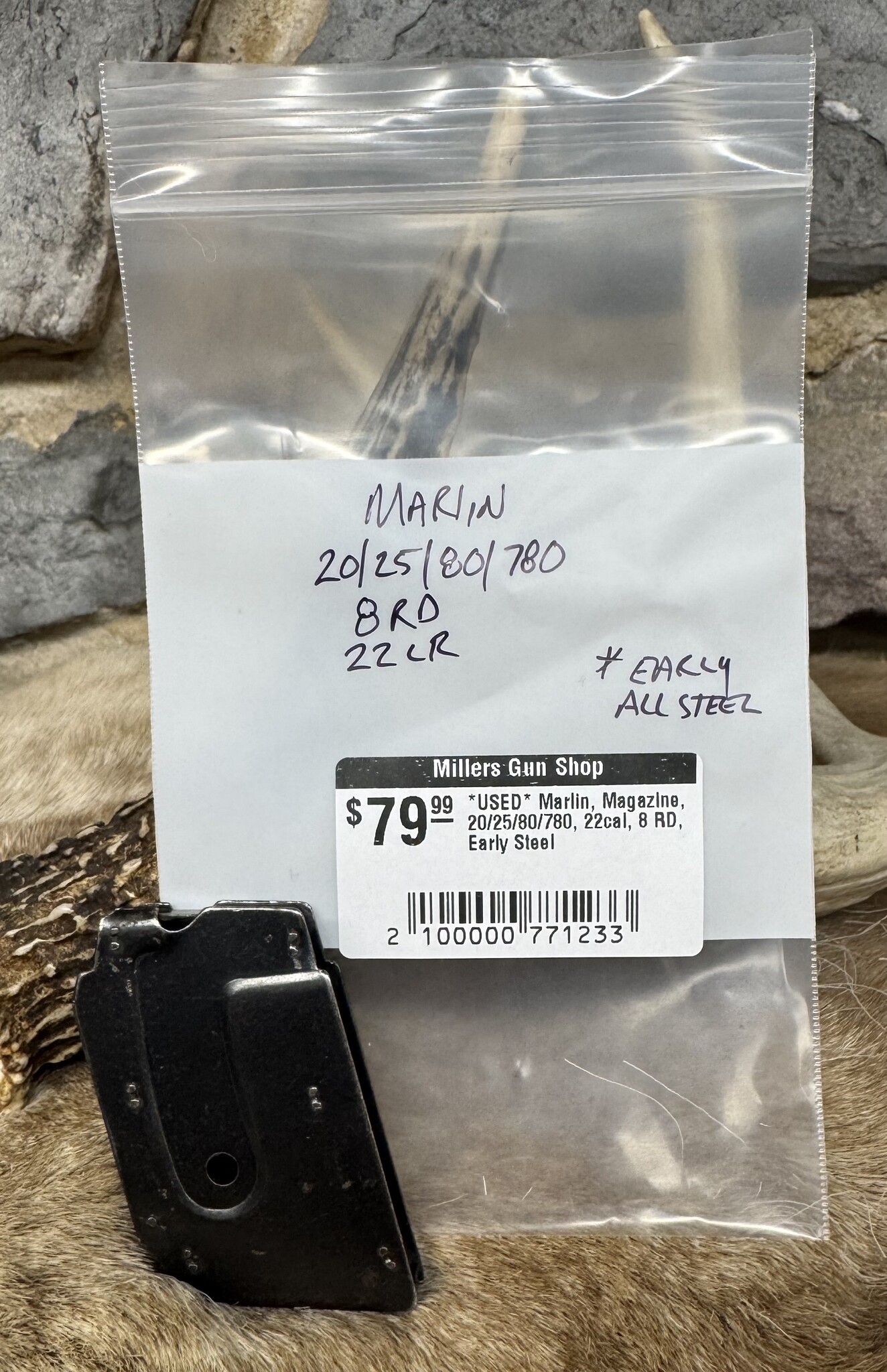 *USED* Marlin, Magazine, 20/25/80/780, 22cal, 8 RD, Early Steel