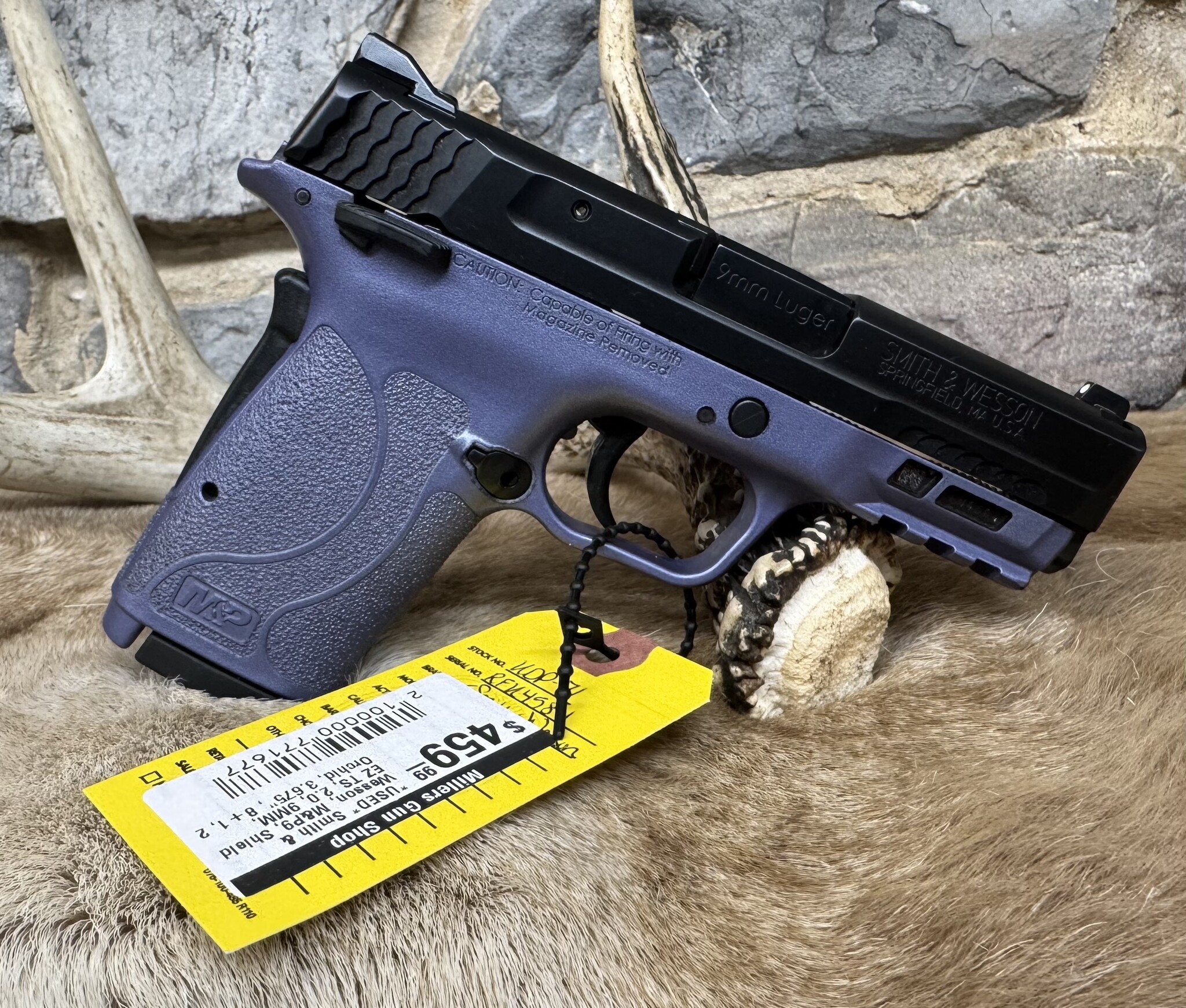Smith & Wesson *USED* Smith & Wesson, M&P9, Shield EZ TS, 2.0, 9MM, Orchid, 3.675", 8+1, 2 Mags