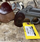 Bond Arms *USED* Bond Arms, Grizzly Bear, 45/410, 2RD, 3", Stainless/Rosewood, Leather Holster