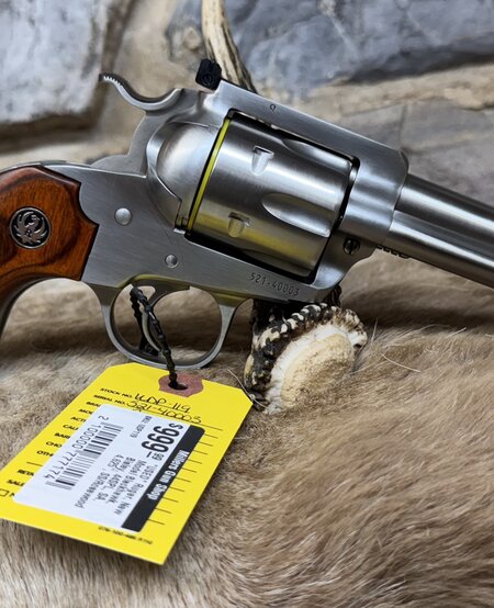 *USED* Ruger, New Model Blackhawk, Bisley, 44SPL, SA, 4.625", SS/Rosewood